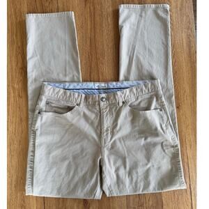 Peter Millar Performance Five-Pocket Khaki Pants Size 35
